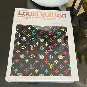 Louis Vuitton Art Book with Colorful Monogram Cover coffee table book NEW